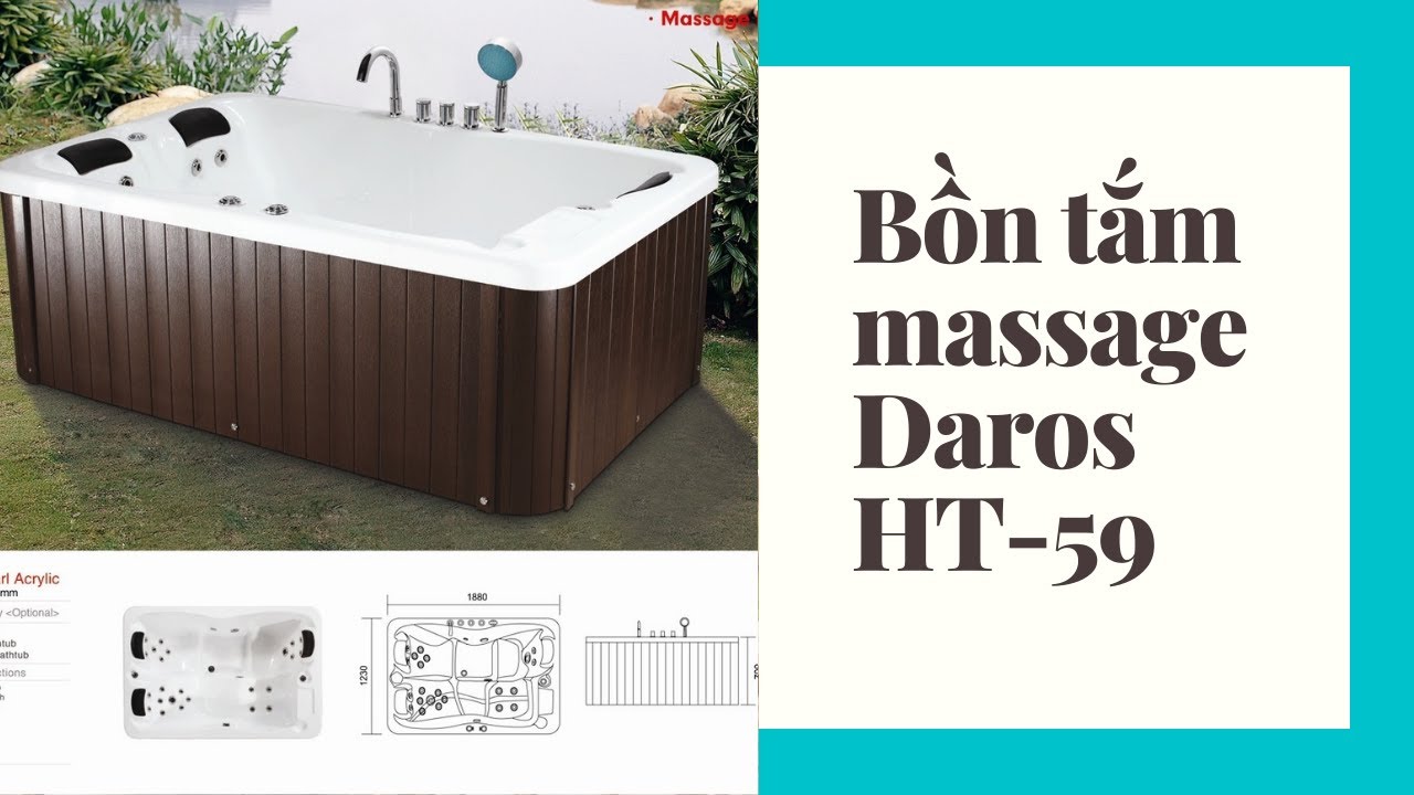 Bồn tắm massage Daros HT-59