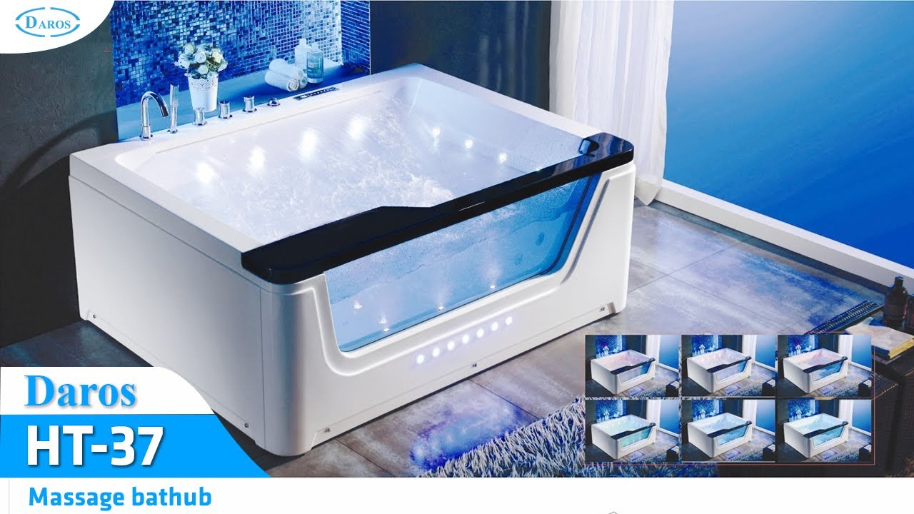 Bồn tắm massage đôi Daros HT-37: Bí mật không gian thư giãn #bontam #daros