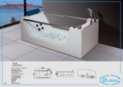 Bồn tắm massage Daros HT-33 Bồn tắm massage Daros HT-33