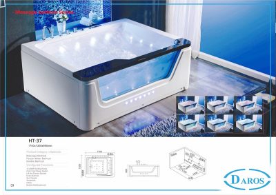 Bồn tắm massage Daros HT-37 Bồn tắm massage Daros HT-37