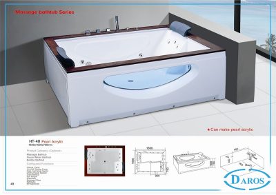 Bồn Tắm Massage Daros HT-40 Bồn Tắm Massage Daros HT-40