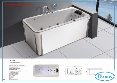 Bồn tắm massage Daros HT-51