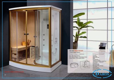 Phòng xông hơi khô kết hợp ướt Daros HT-08