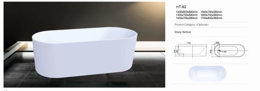 Bồn tắm nghệ thuật Daros HT-62 Bồn tắm nghệ thuật Daros HT-62