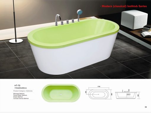 Bồn tắm ngâm nghệ thuật Daros HT-70 Bồn tắm ngâm nghệ thuật Daros HT-70