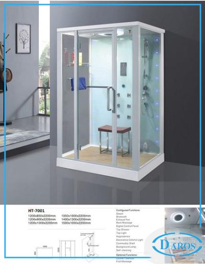 Phòng xông hơi ướt Daros HT-7001 Phòng xông hơi ướt Daros HT-7001
