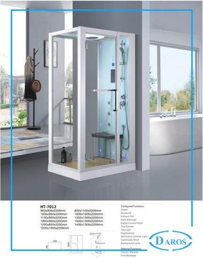 Phòng xông hơi ướt Daros HT-7012 Phòng xông hơi ướt Daros HT-7012