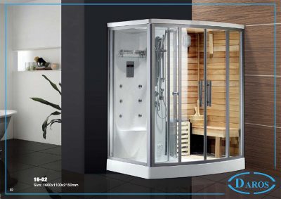 Phòng xông hơi khô kết hợp ướt Daros DR 16-02