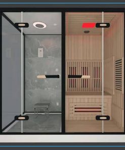 Phòng xông hơi khô ướt kết hợp DR-9007 Phòng xông hơi khô ướt kết hợp DR-9007