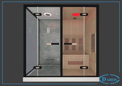 Phòng xông hơi khô ướt kết hợp DR-9007