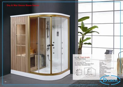 Phòng xông hơi khô kết hợp ướt Daros HT-02