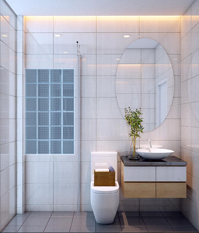 80 mẫu thiết kế phòng tắm nhà vệ sinh đẹp đơn giản sang trọng