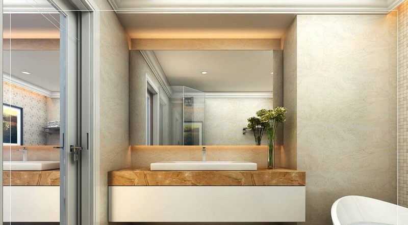 thiết kế phòng tắm hiện đại