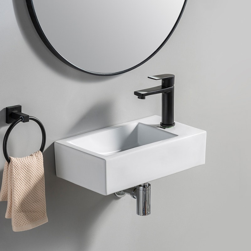 So sánh lavabo treo tường và lavabo đặt bàn