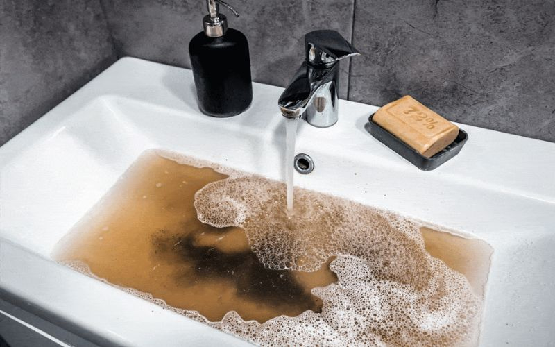 khử mùi hôi bồn rửa mặt